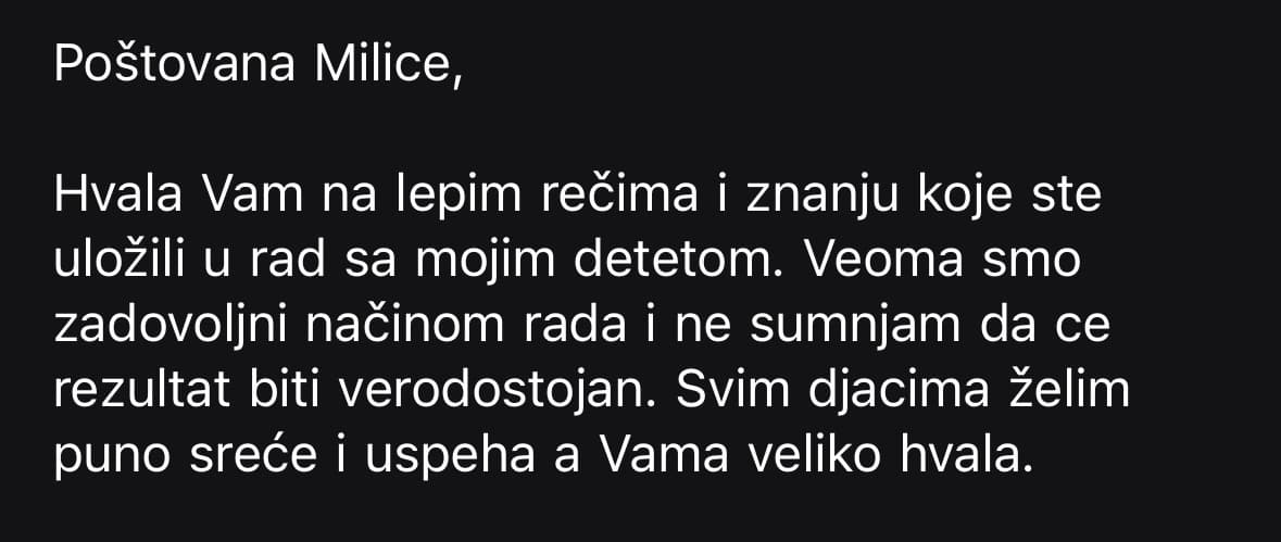 Utisak o pripremi za malu maturu 11